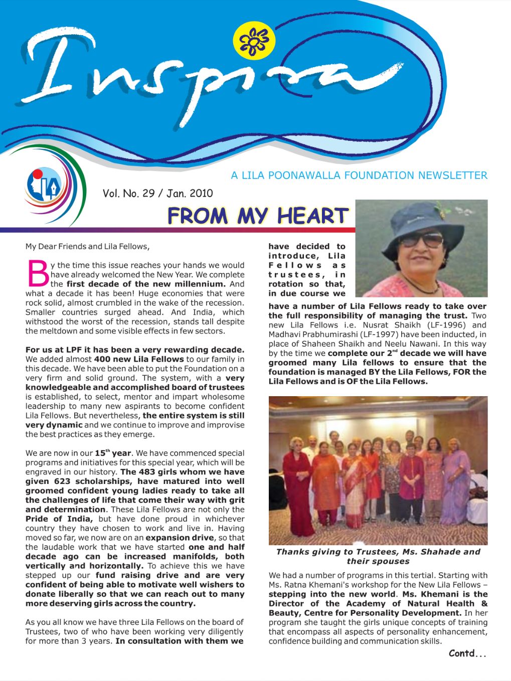 Vol. No. 29 - Jan. 2010
