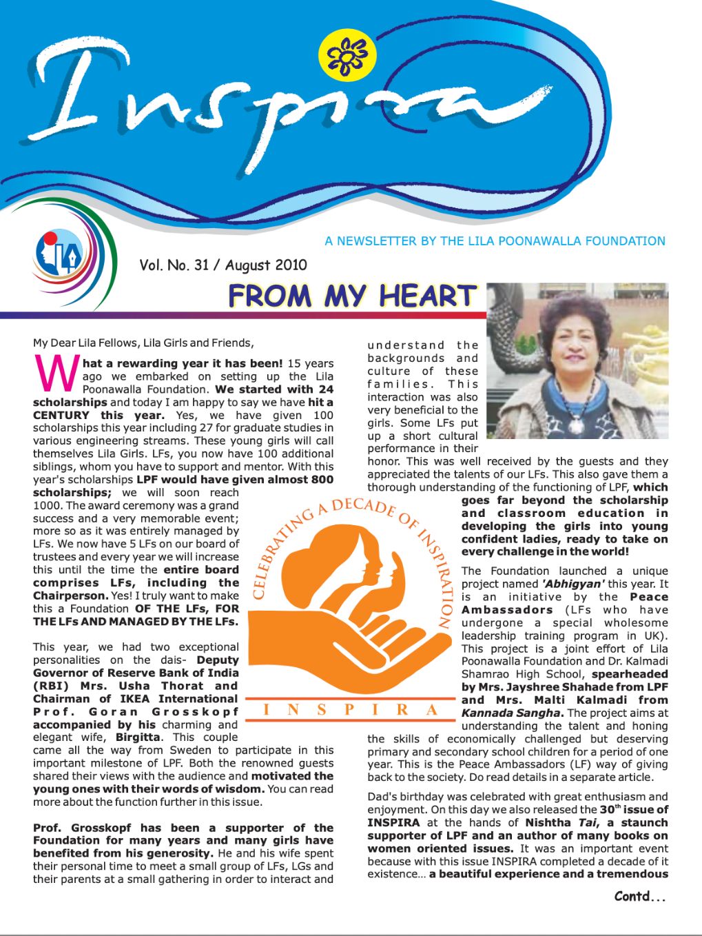 Vol. No. 31 - Aug. 2010