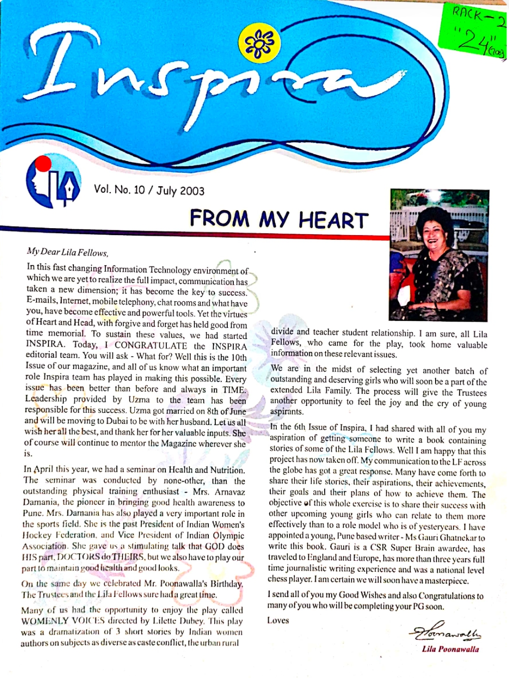 Vol. No. 10 - July. 2003