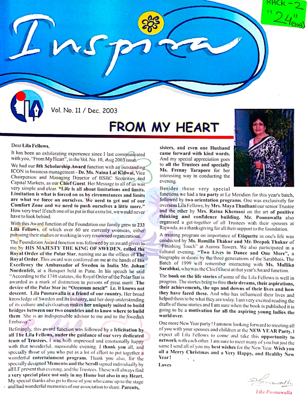 Vol. No. 11 - Dec. 2003