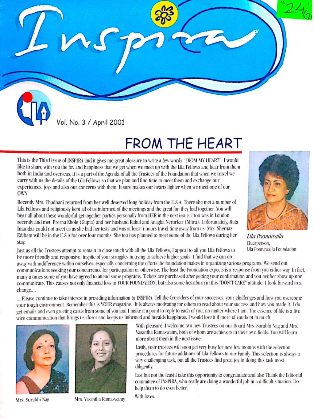 Vol. No. 03 - April. 2001