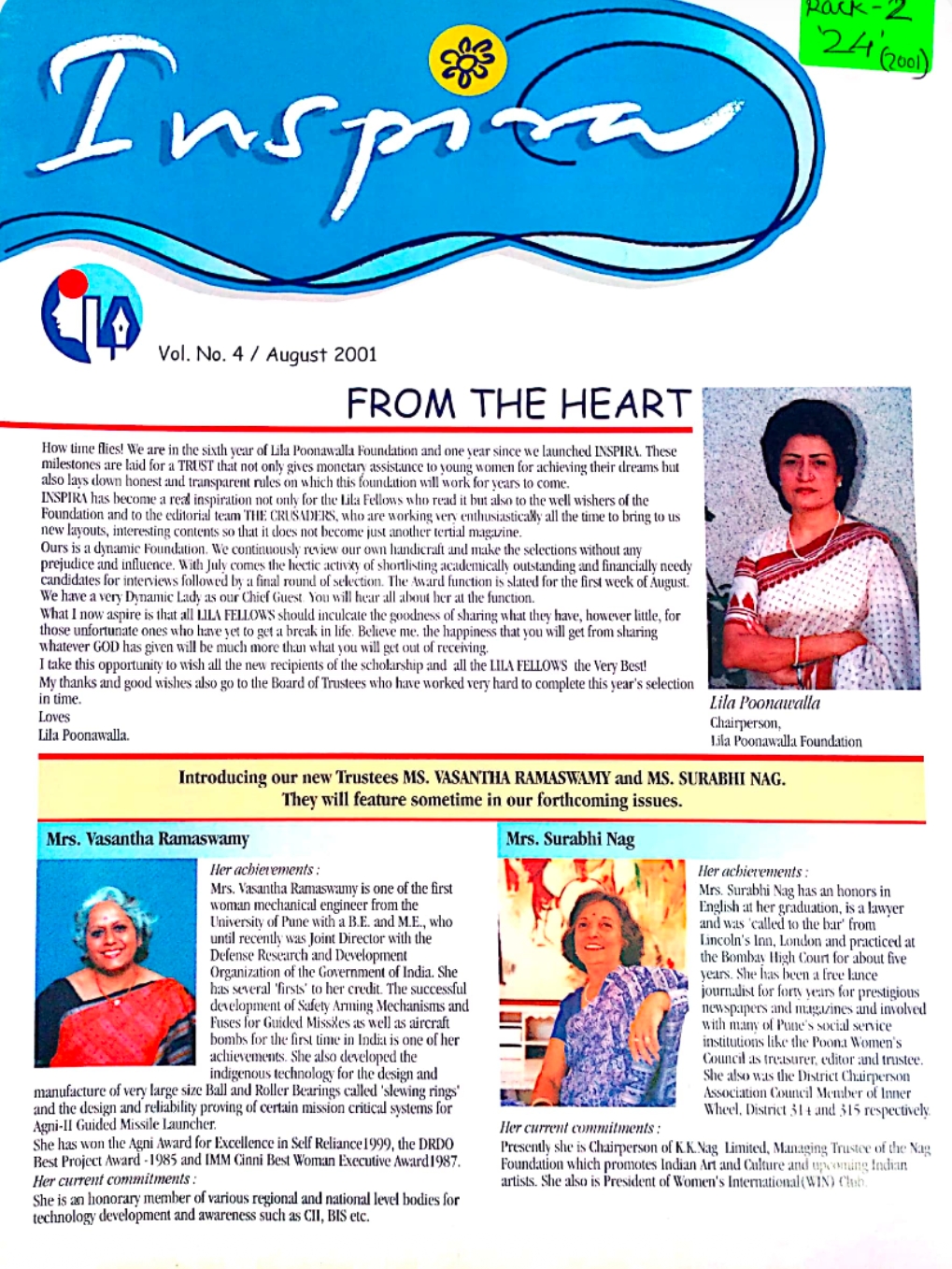 Vol. No. 04 - April. 2001