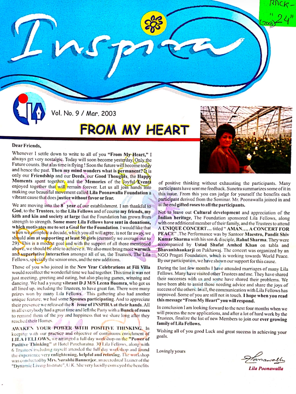 Vol. No. 09 - Mar. 2003